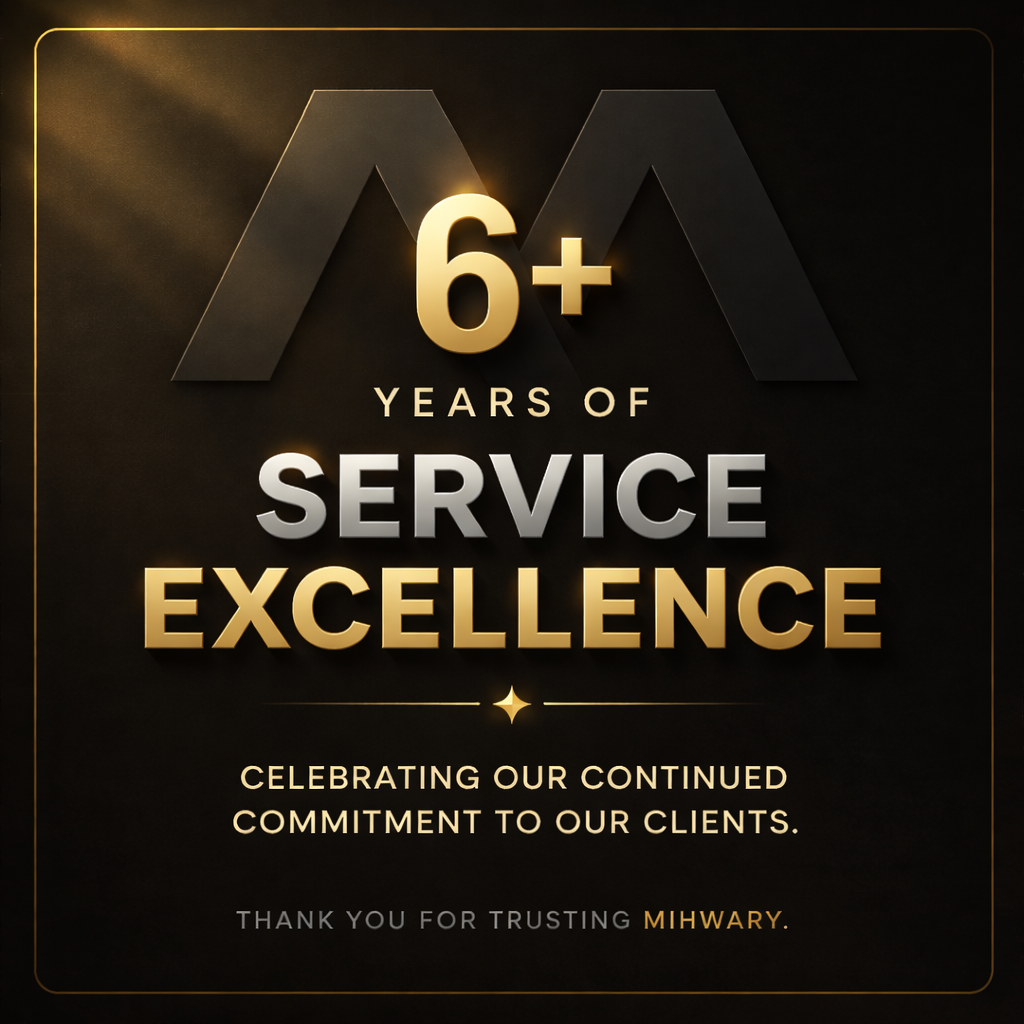 6+ Years of Service Excellence